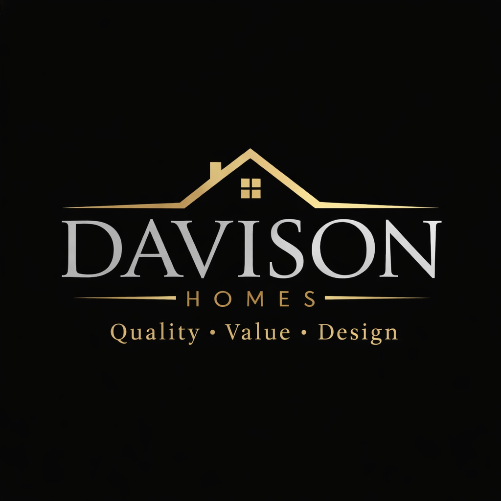 Luxury Davison Home exterior at golden hour